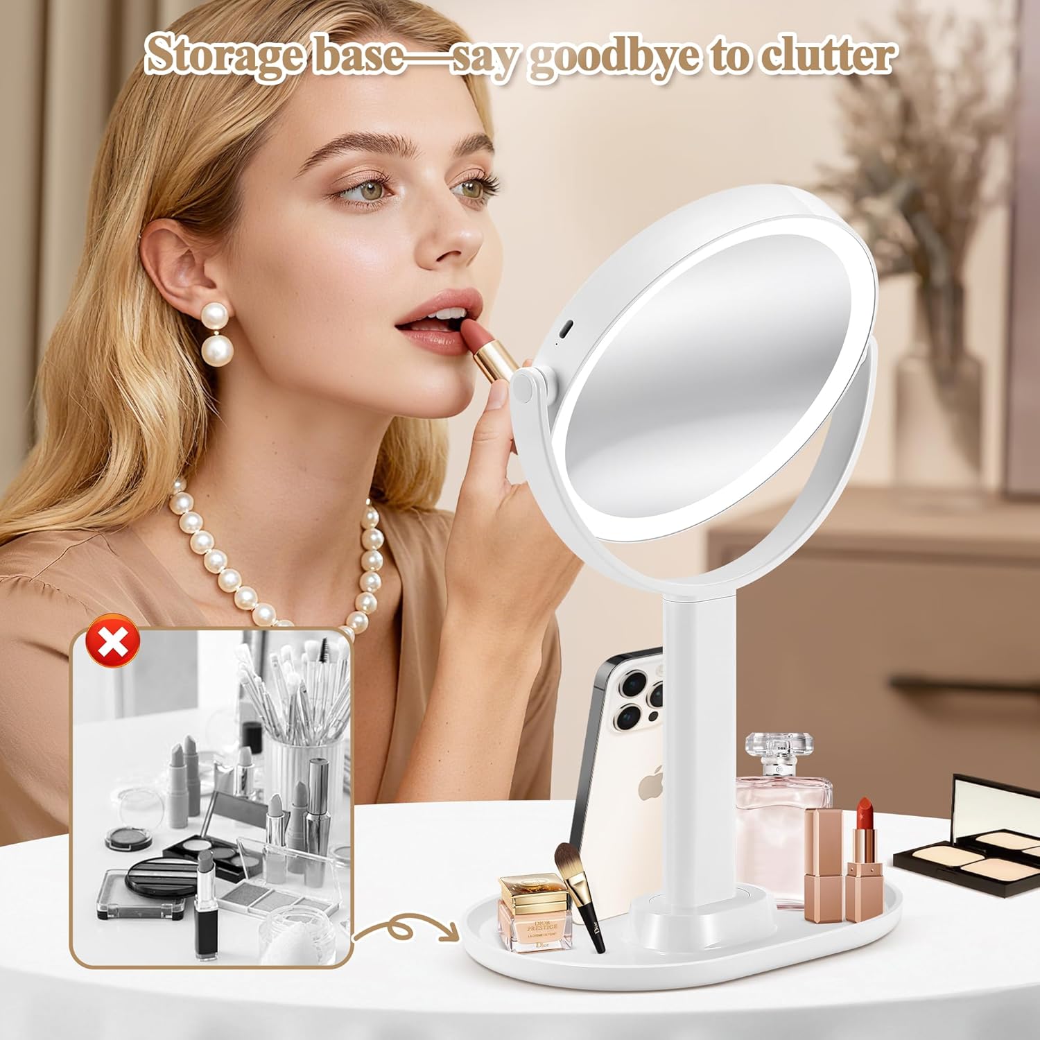 20x Magnifying Led Mirror