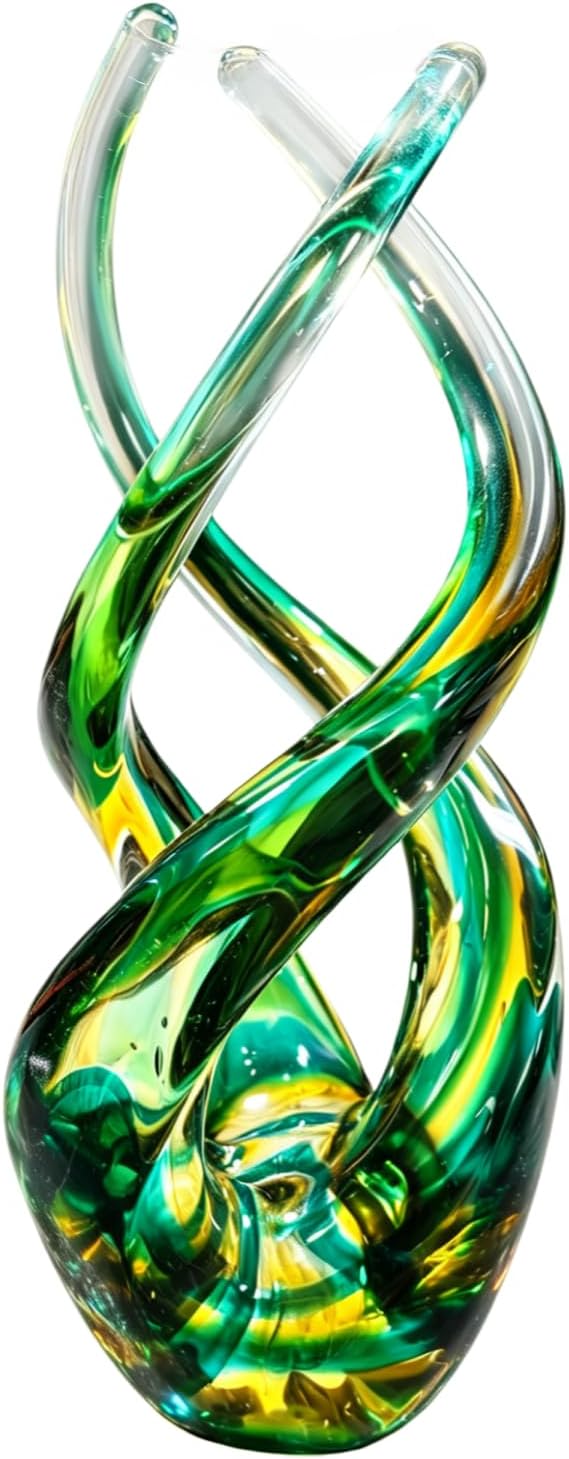 Cobalt Blue Glass Sculpture