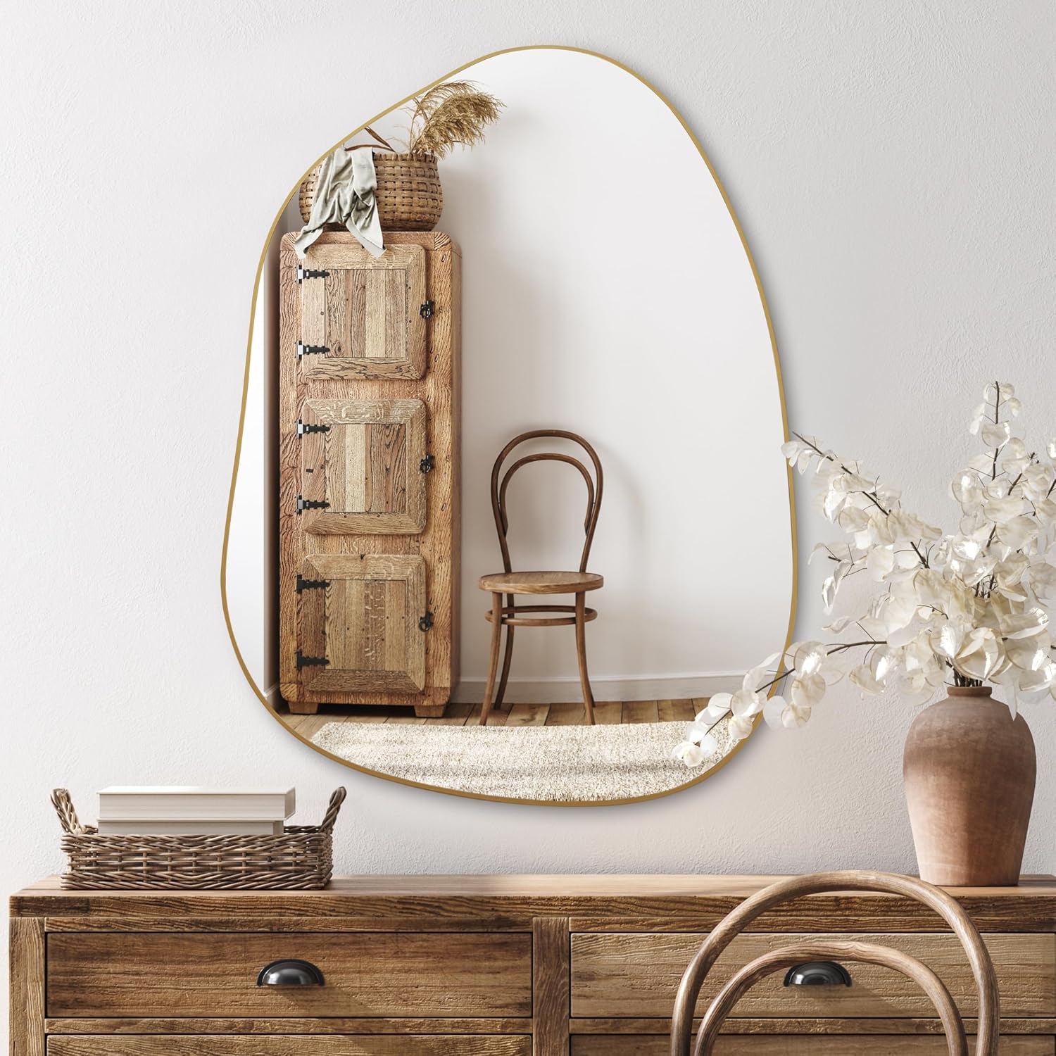 Gold Irregular Asymmetrical