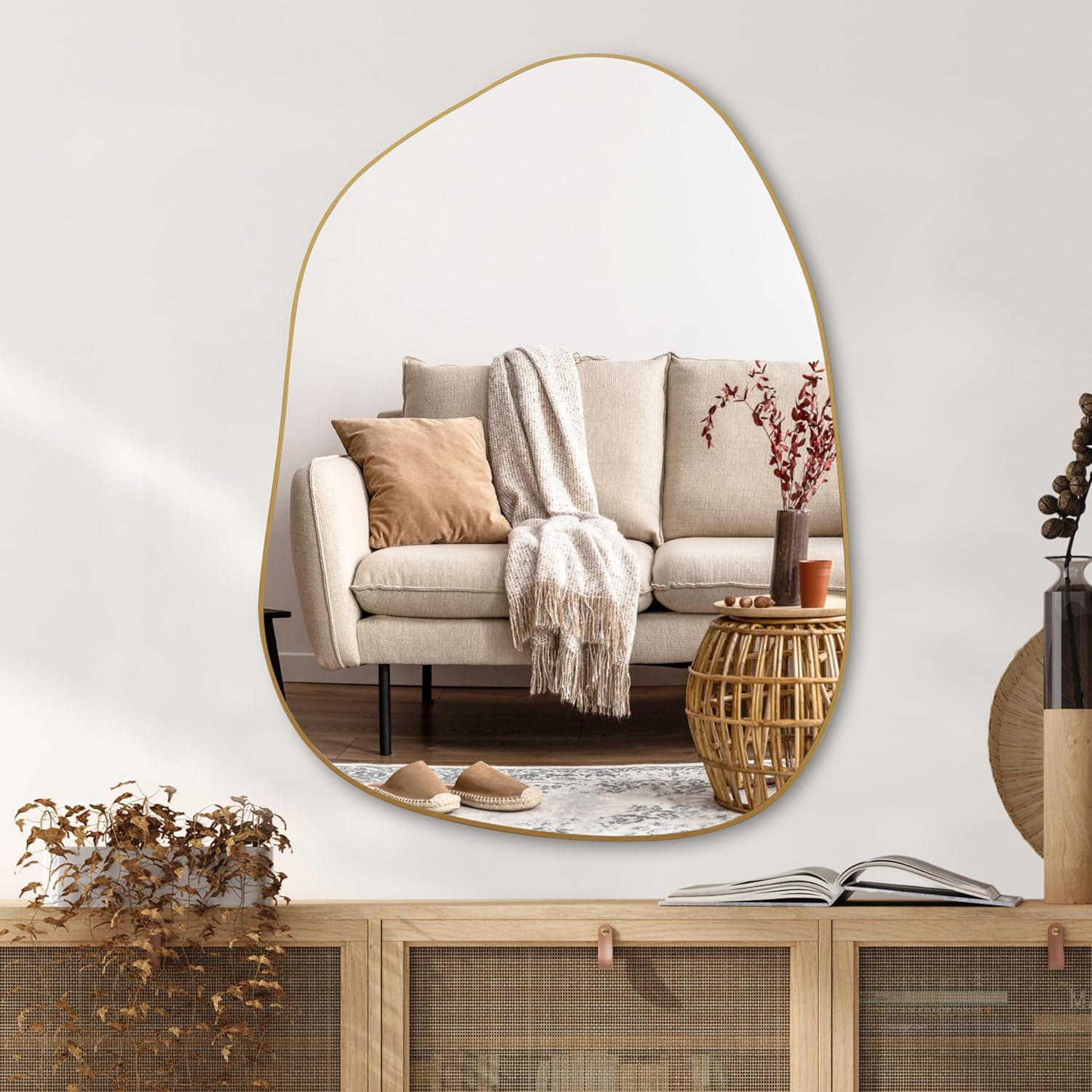 Gold Irregular Asymmetrical