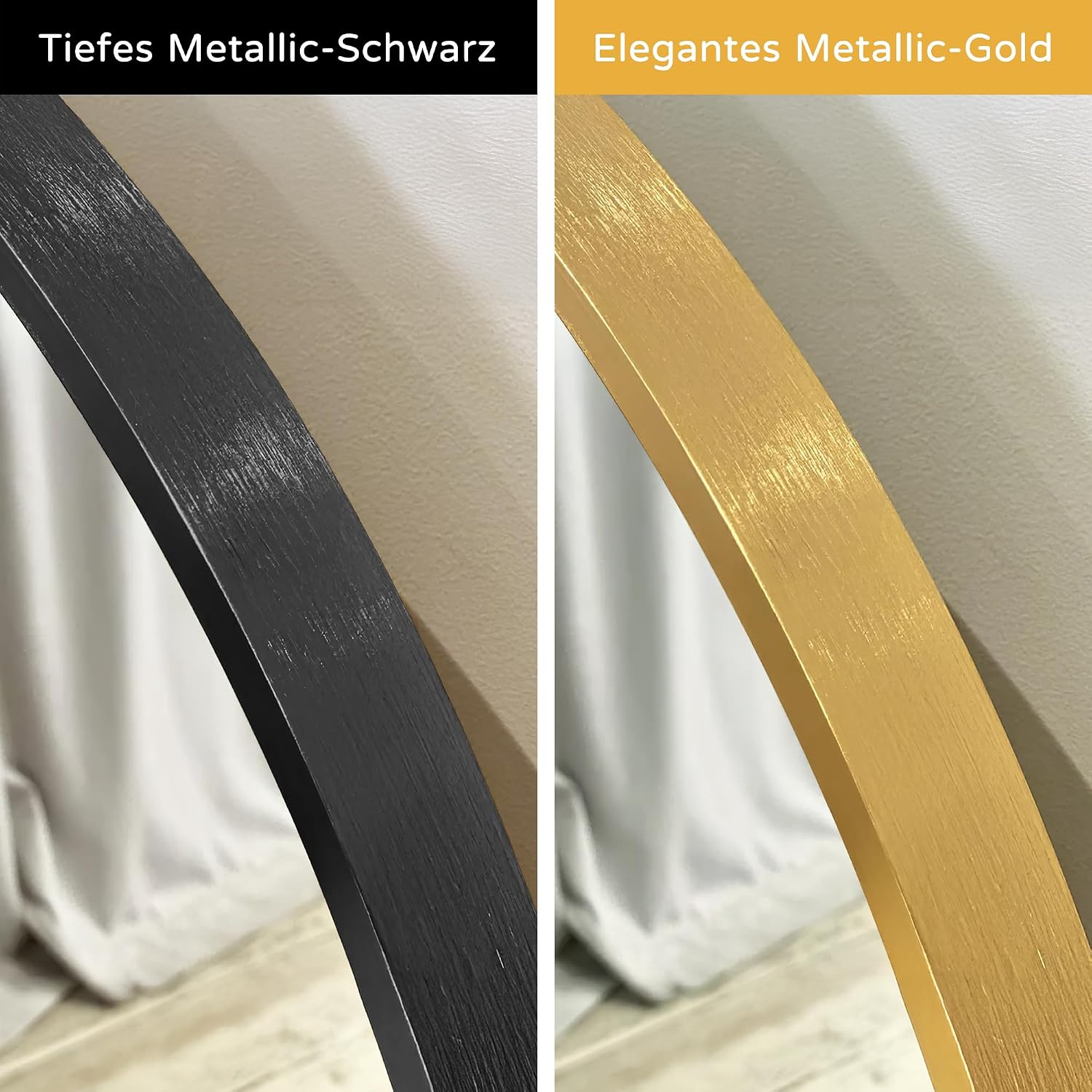 Gold Irregular Wall Mirror