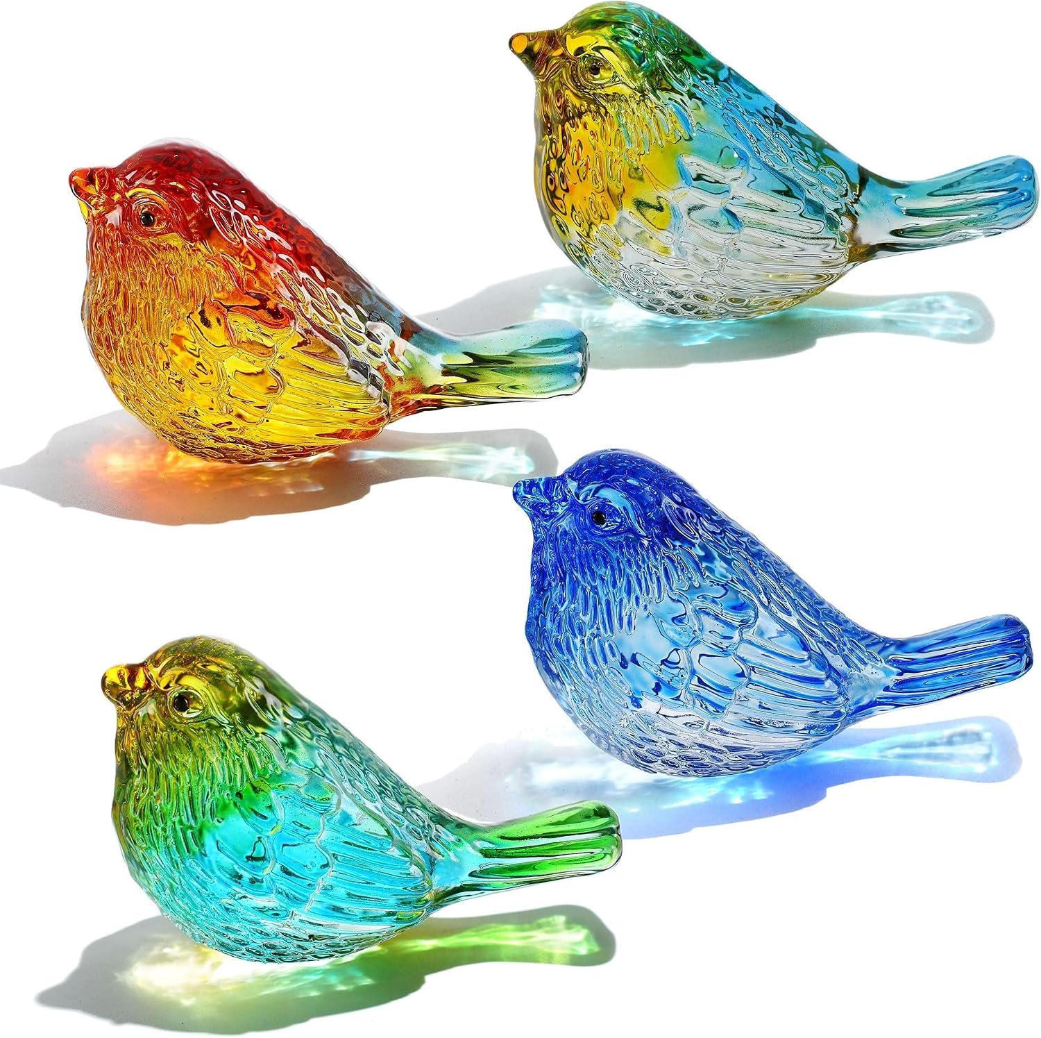 Miniature Glass Bird Figurines