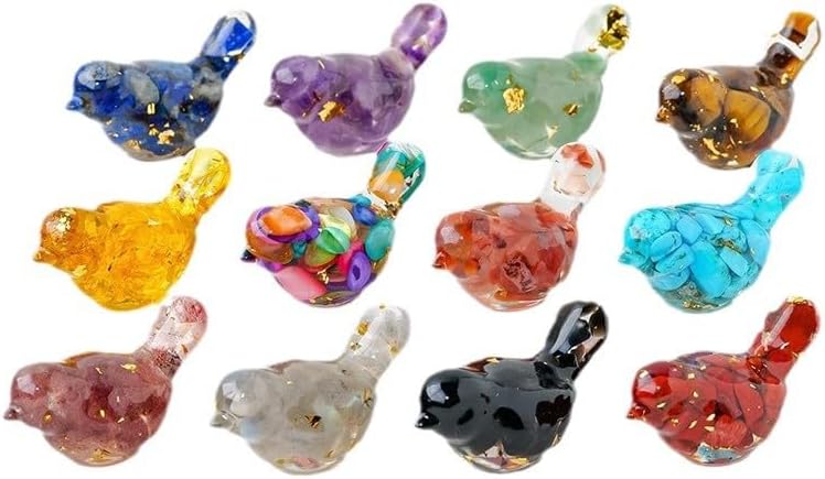 Multicolor Resin Bird Figurine